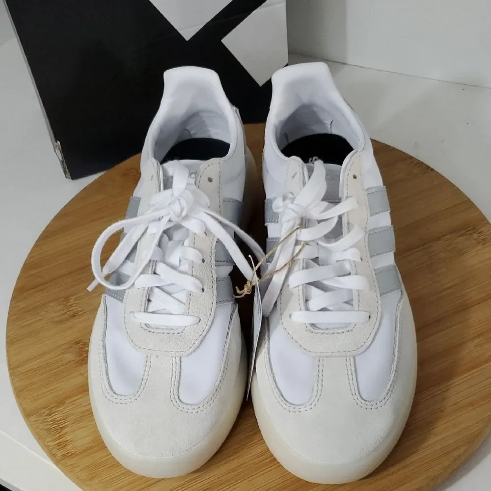 Adidas Barreda Decode Women's Tennis Shoes Size 10 White Silver NIB